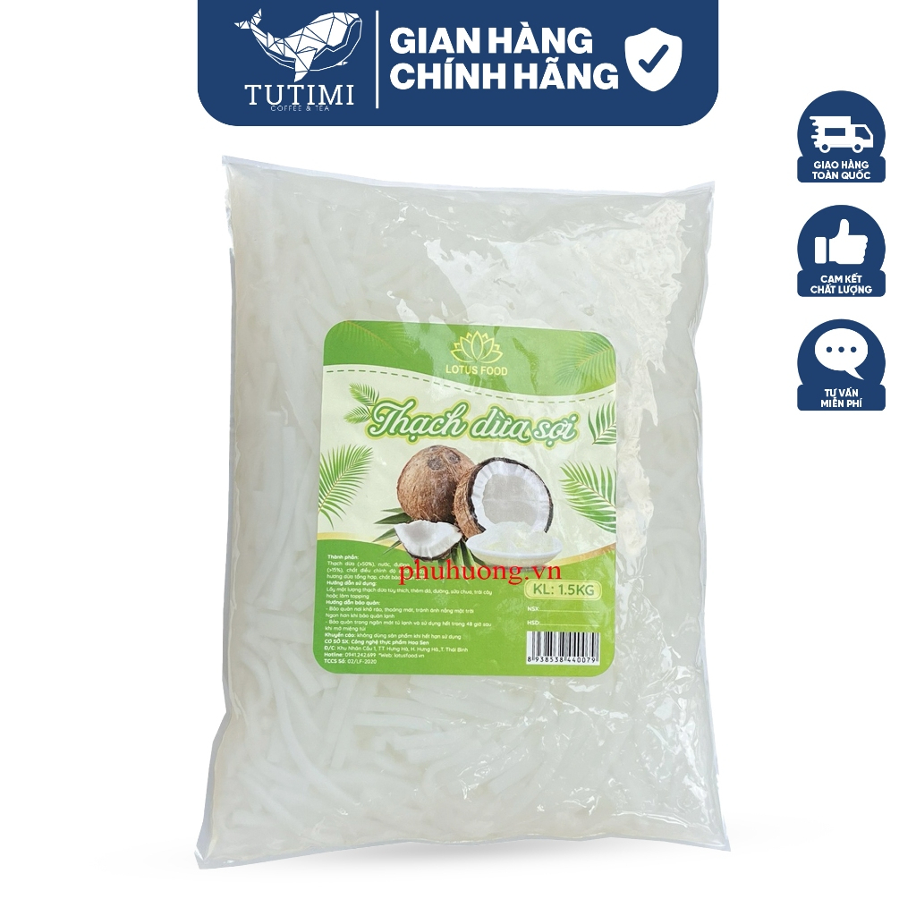 Thạch Dừa Sợi Lotus Food - 1.5 Kg