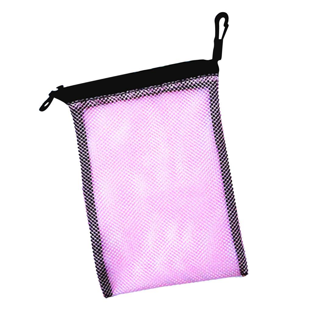 5 Pieces Dive Swimming Drawstring Mesh Bag Storage For Diving Scuba Snorkel