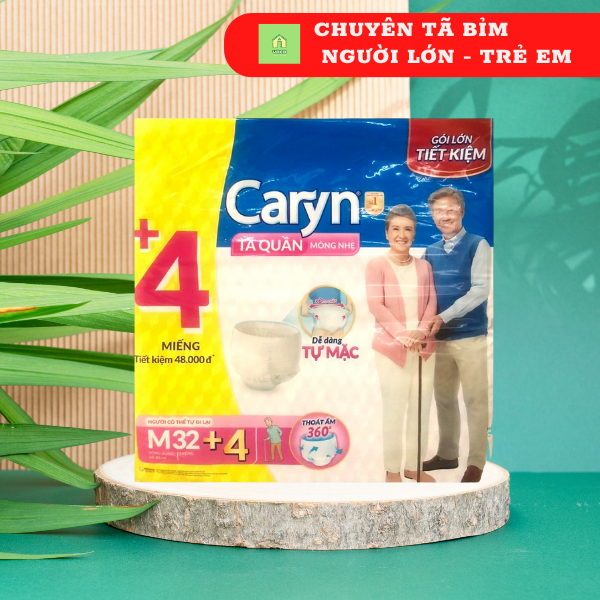 TẢ QUẦN CARYN M32 (32 MIẾNG) - TẶNG THÊM 4 MIẾNG