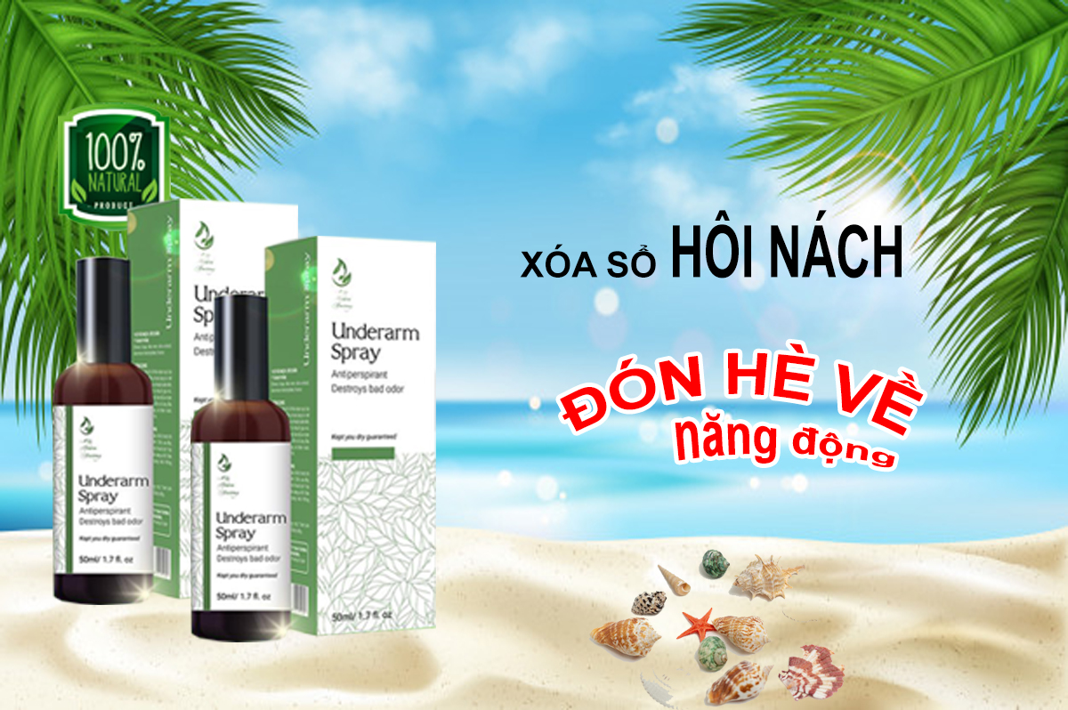 Xịt Khử Mùi Hôi Cơ Thể Underarm Spray 50ml - Mộc Thiên Hương