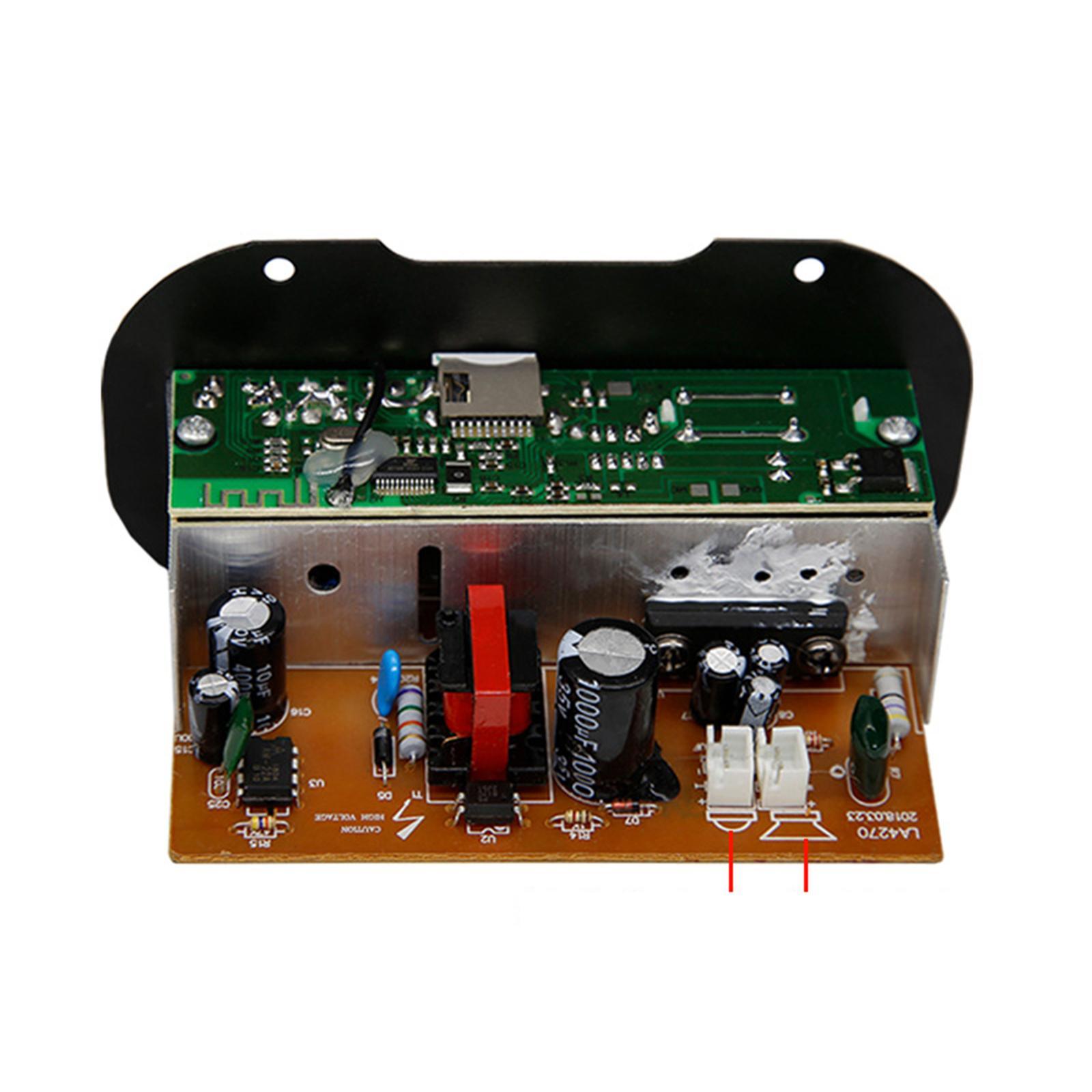 Hi Bass Power Subwoofer AMP Board Mini Digital Amplifier Radio TF USB