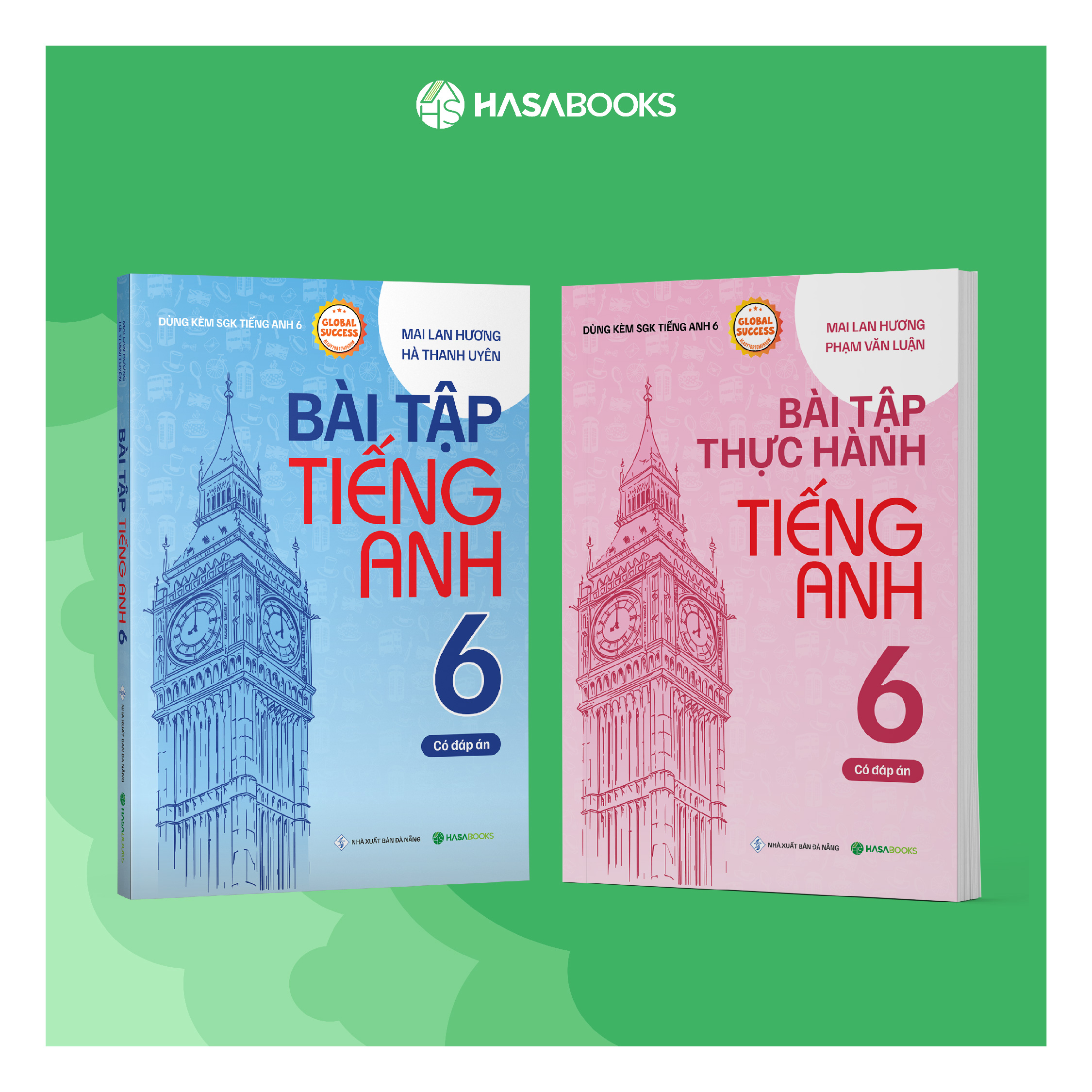 Combo 2 Cuốn Bài Tập + Thực Hành Tiếng Anh 6 Global Success (Có Đáp Án)