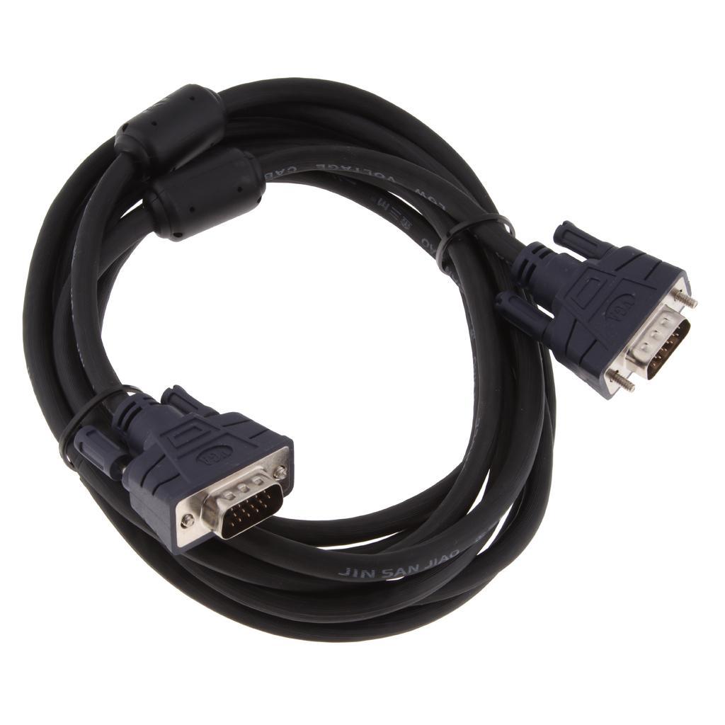 VGA Extension Cable Male To Male 15Pin Monitor Video Adapter Cable 1080P