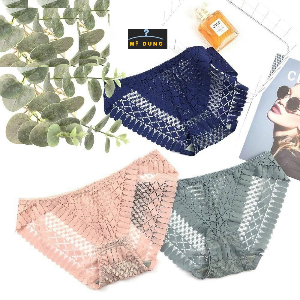 QUẦN LÓT REN LÁ SIU ĐẸP- FORM CHUẨN,CHẤT MẶC SIU ĐÃ LUN, MÁT ,MỊN,BỀN, DỄ CHỊU, NHẸ NGƯỜI, THÔNG THOÁNG CẢ NGÀY DÀI-MÀ CÒN GỢI CẢM....