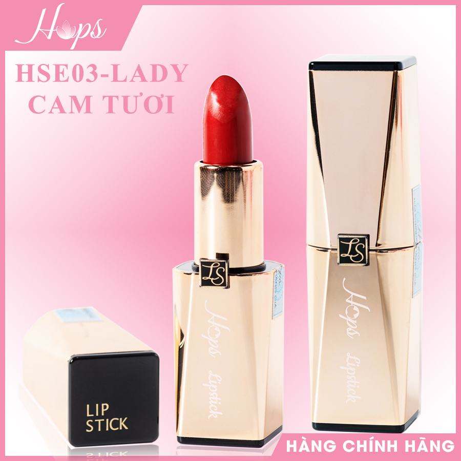 Son Lì Cao Cấp HOPS HSE03 LADY - MÀU CAM TƯƠI