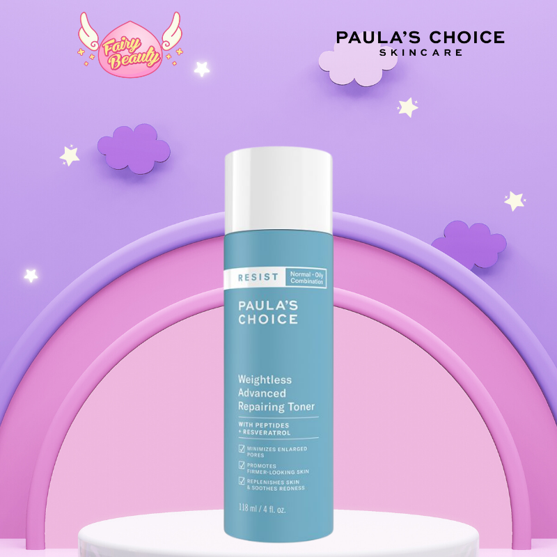 Nước Cân Bằng Siêu Nhẹ Cho Làn Da Dầu Và Lão Hóa Resist Weightless Advanced Repairing Toner 118 ml