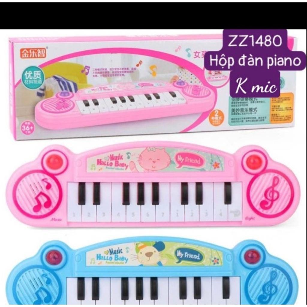 Đồ Chơi Đàn Piano Cho Bé Trai- Bé gái -Có Đèn Nhạc Và Micro Chuẩn Âm- Kích hoạt ngôn ngữ-Tự tin cho con- Từ 1-6 tuổi