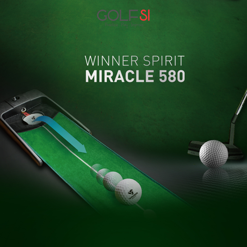 Thảm Tập Putting Chính Hãng Winner Spirit MIRACLE 580 Cap Cấp Thiết kế Tự Động Trả Bóng