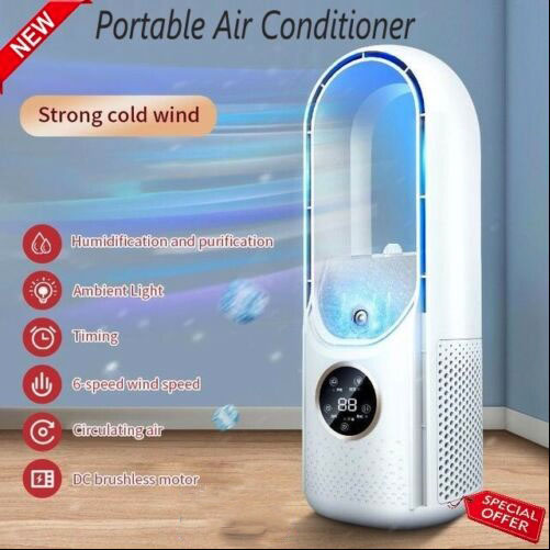 Quạt Mini Phun Sương Siêu Trầm 6 tốc độ Clear FreshAir