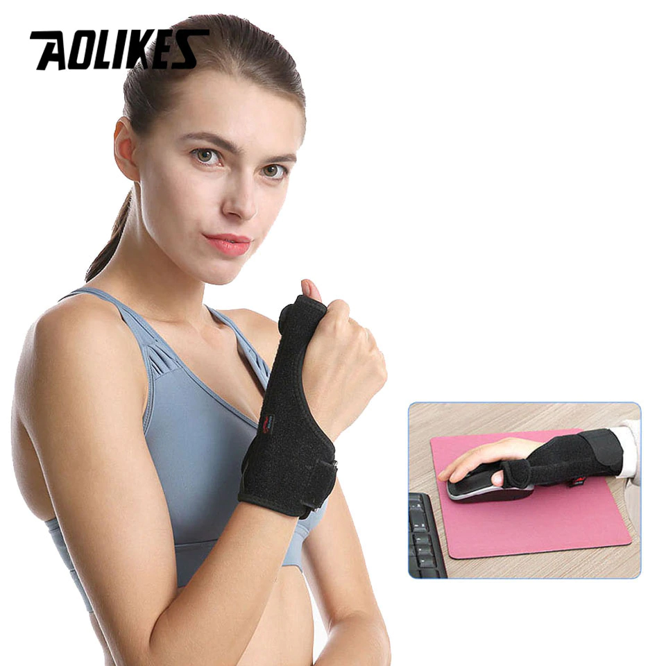 Nẹp cố định khớp ngón tay cái AOLIKES A-1677 Wrist thumbs guards protector