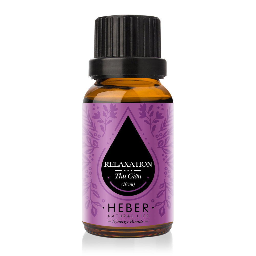 Tinh Dầu Thư Giãn Relaxation Blends Essential Oil Heber | 100% Thiên Nhiên Nguyên Chất Cao Cấp