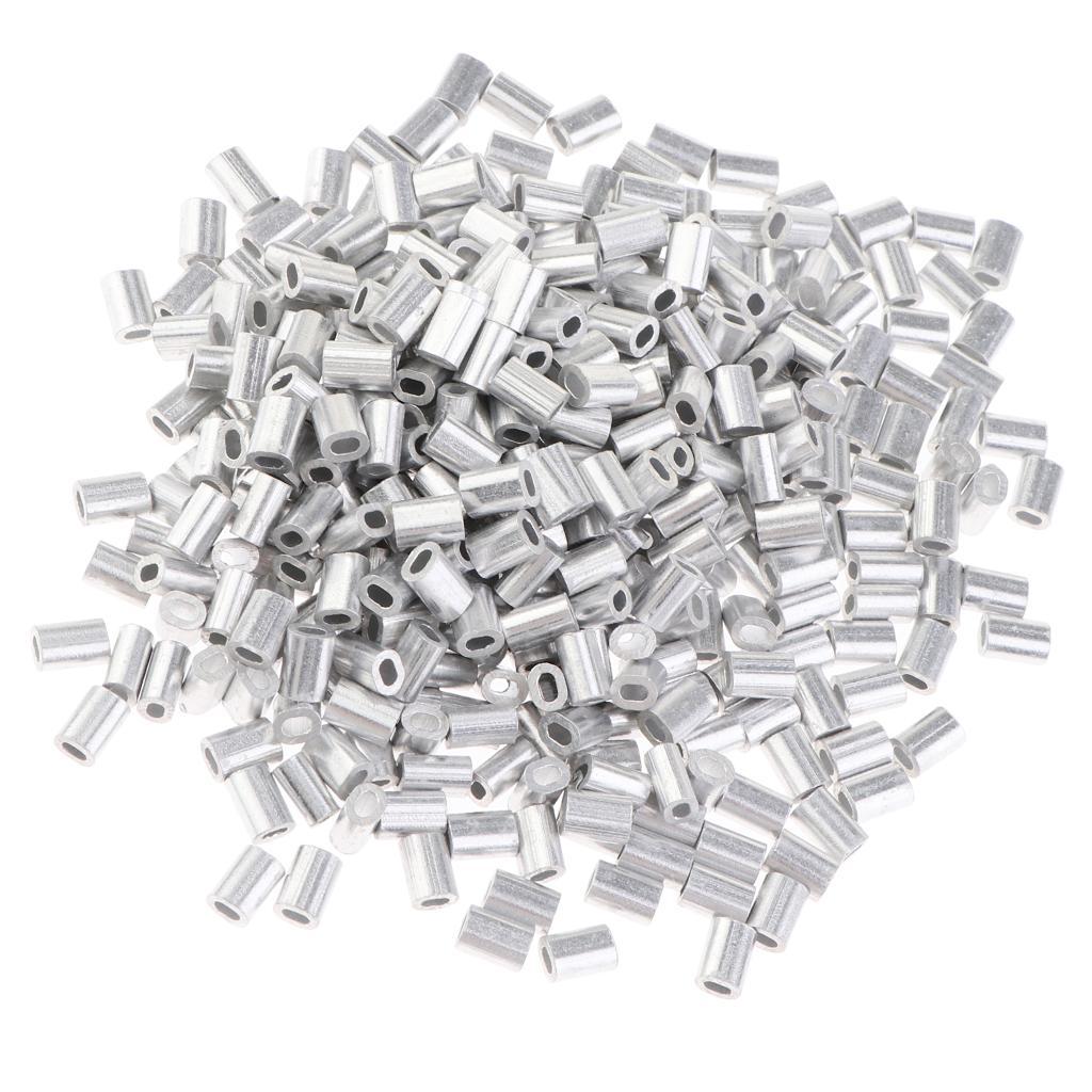 Fishing Single Barrel Aluminium  Fishing  Connector 0.8mm