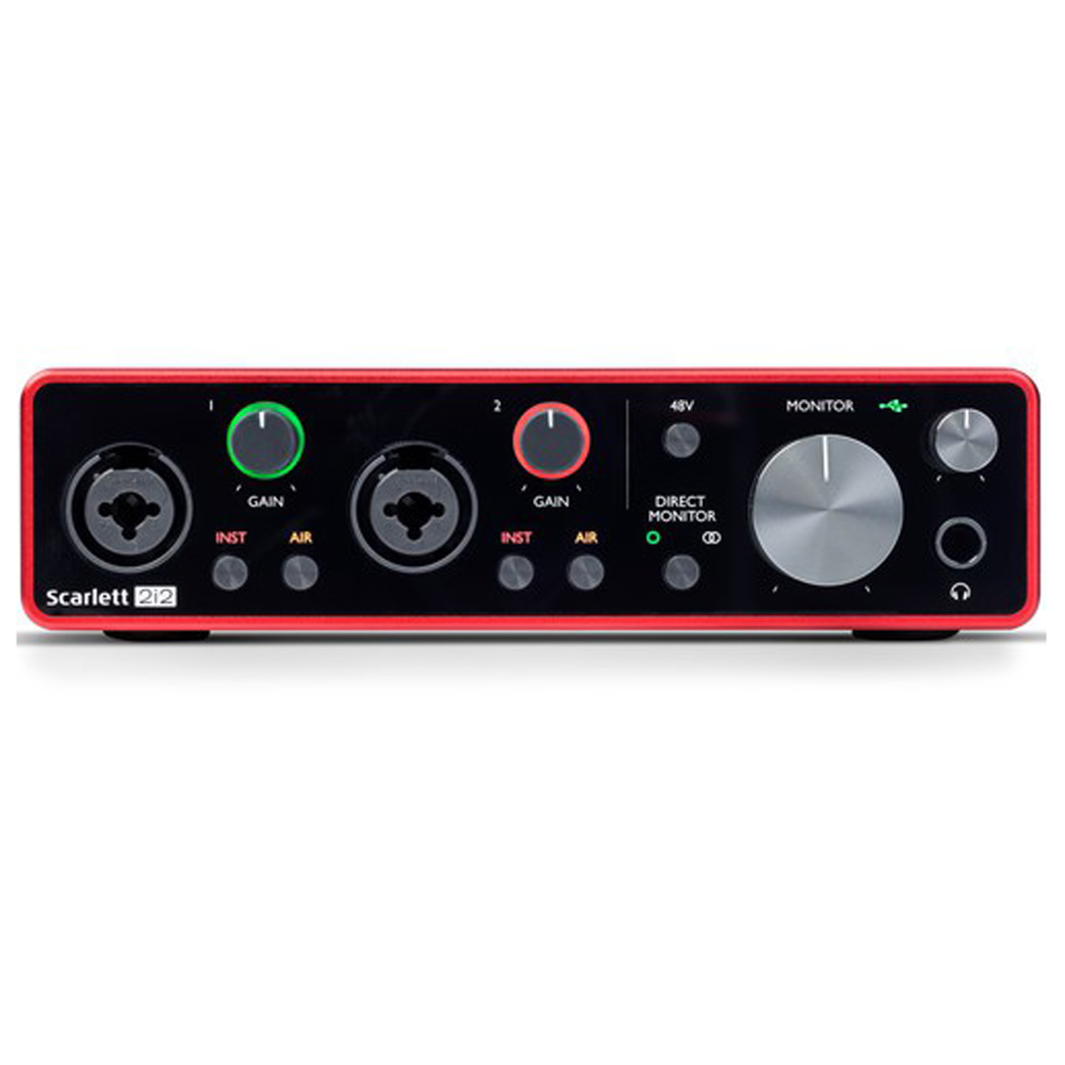 [Tặng Cable, BH 3 Năm] Focusrite 2i2 Gen 3, Gen 4 Sound Card Âm Thanh Scarlett - Focus USB Audio SoundCard Gen3 - Gen4 Hàng Chính Hãng