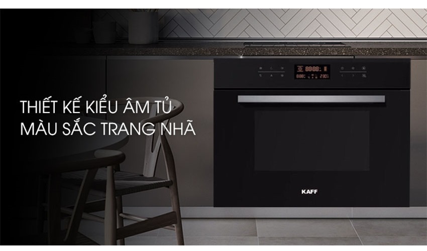 Lò nướng âm tủ KAFF KF-T90S - 67L Màu Đen - Hàng Chính Hãng