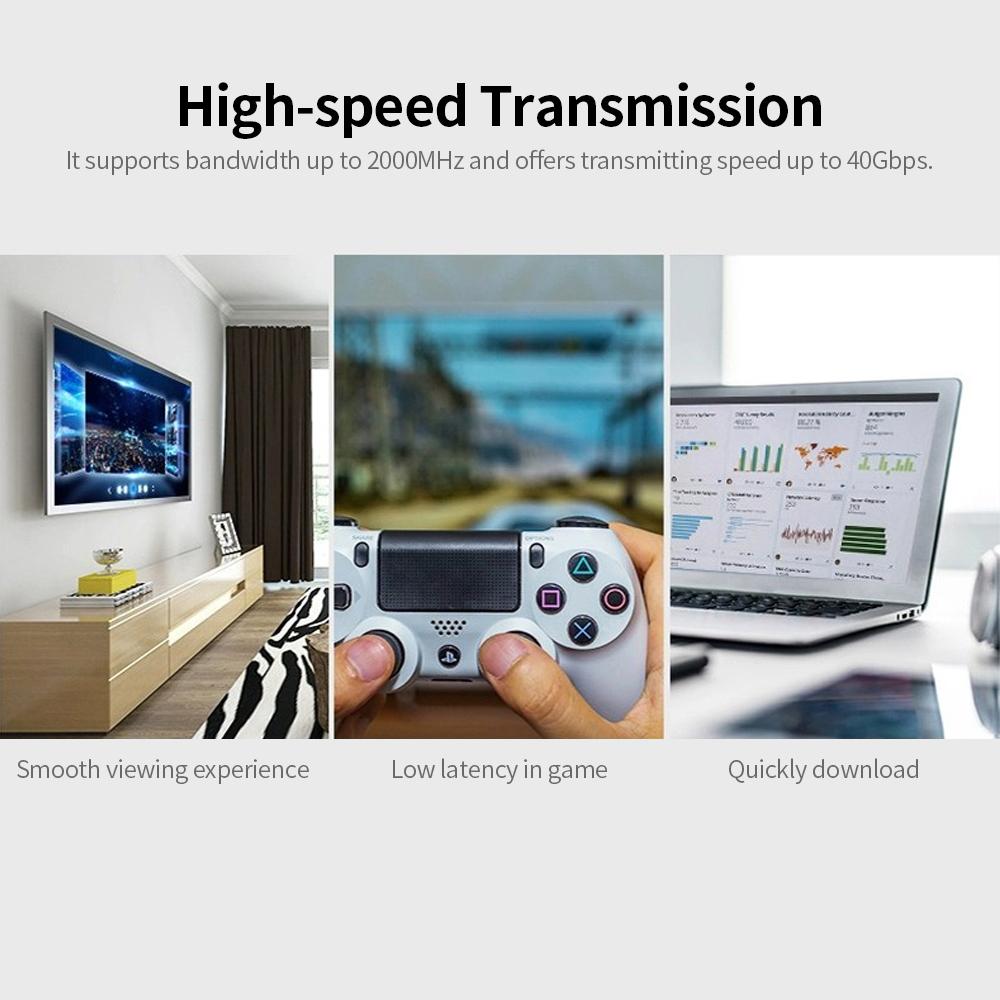 Cáp Ethernet Cat7 10Gbps 600Mhz / Cặp xoắn được bảo vệ // 26AWG Lõi đồng không chứa oxy / Giao diện RJ45 mạ vàng