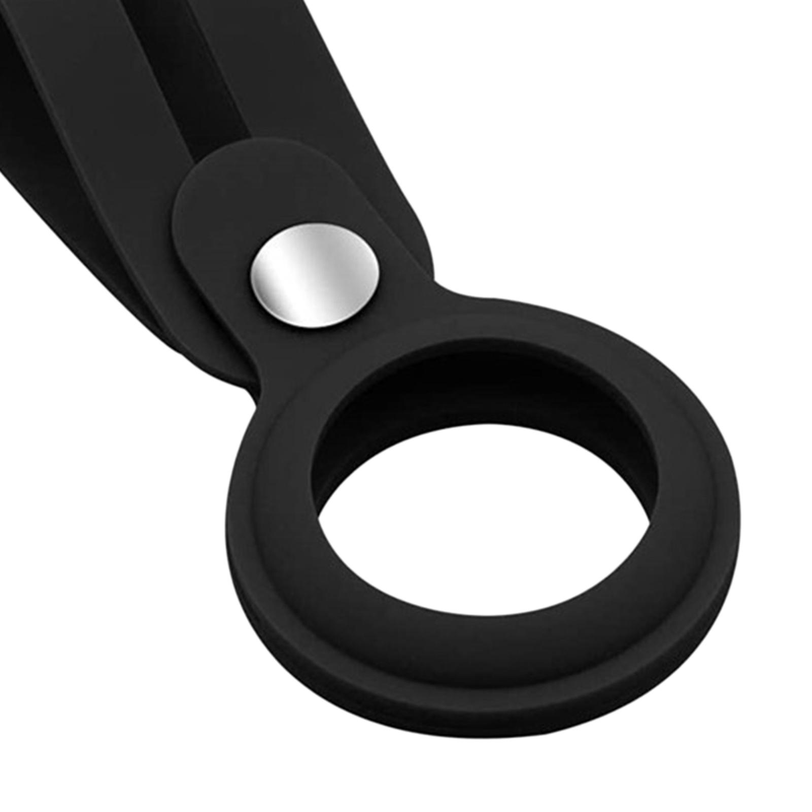 Soft Silicone Case Compatible with AirTags, Silicone Protective Cover for AirTag Keychain Holder Tracker Finder