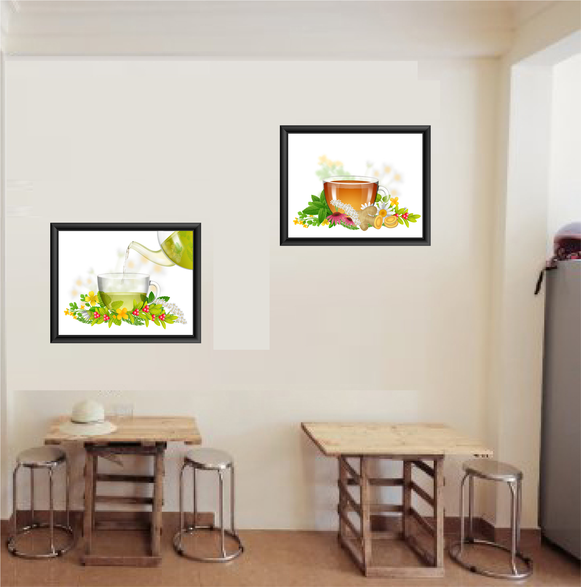 Decal COMBO trang trí quán số 12
