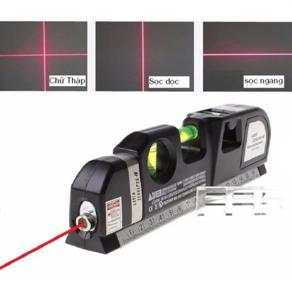 Thước thủy laser đa năng, Cân mực laser