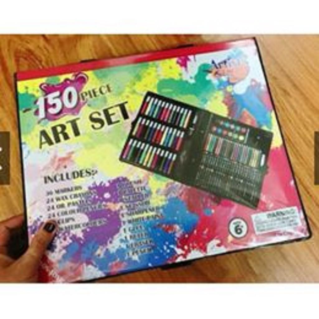HỘP BÚT MÀU 150 CHI TIẾT CHO BÉ YÊU
