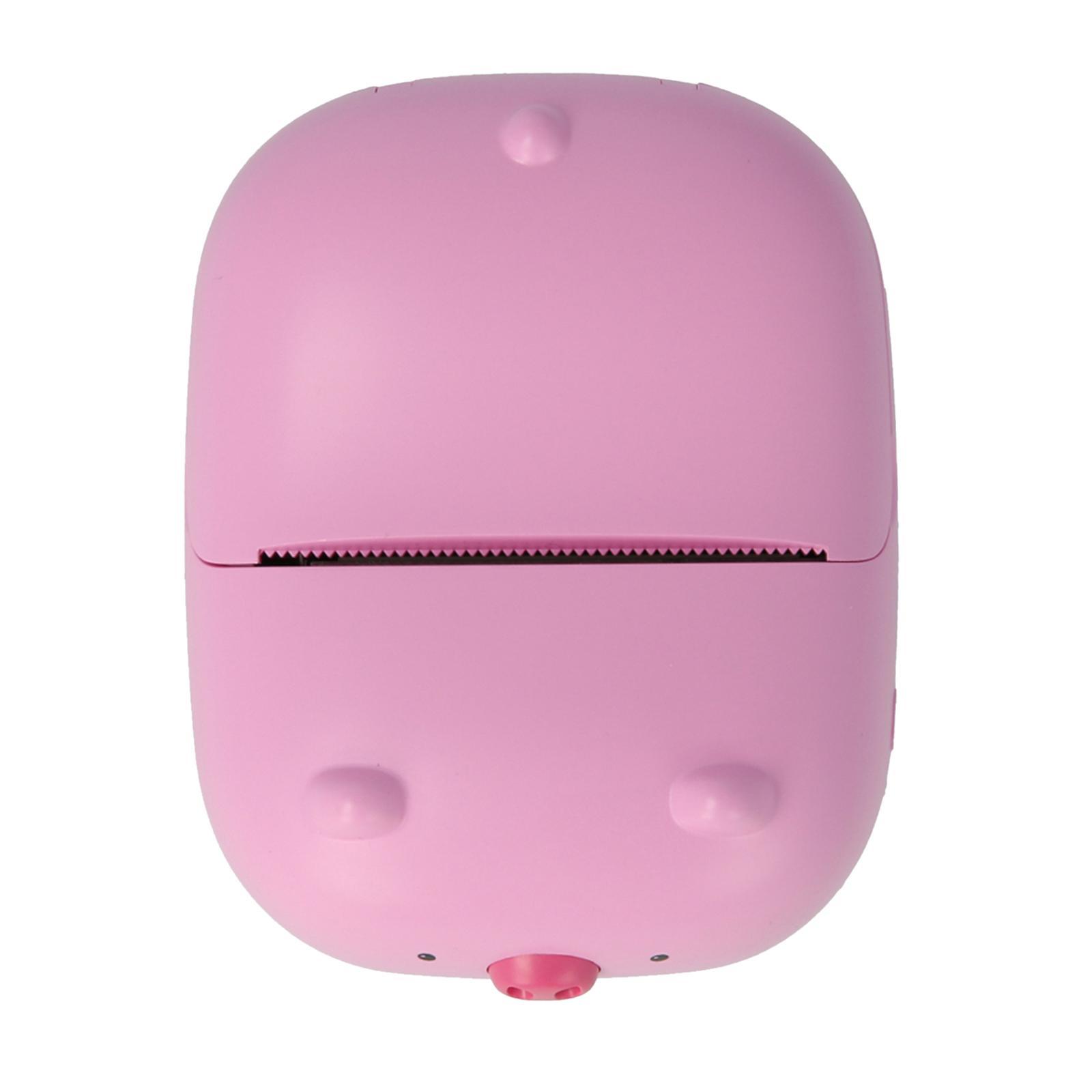 Cute Mini Wireless Pocket Printer 200dpi Thermal Printer Compatible for Journal, Organization, Study Notes Working Assistance, Photos Printing 57x30mm