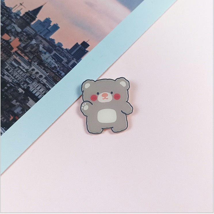 Pin cài áo cute sticker phụ kiện trang trí áo balo túi vải Cobala1688