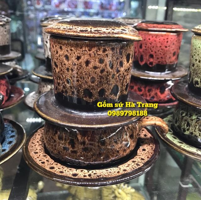 Phin pha cafe men hoả biến Gốm sứ Bát Tràng cao cấp