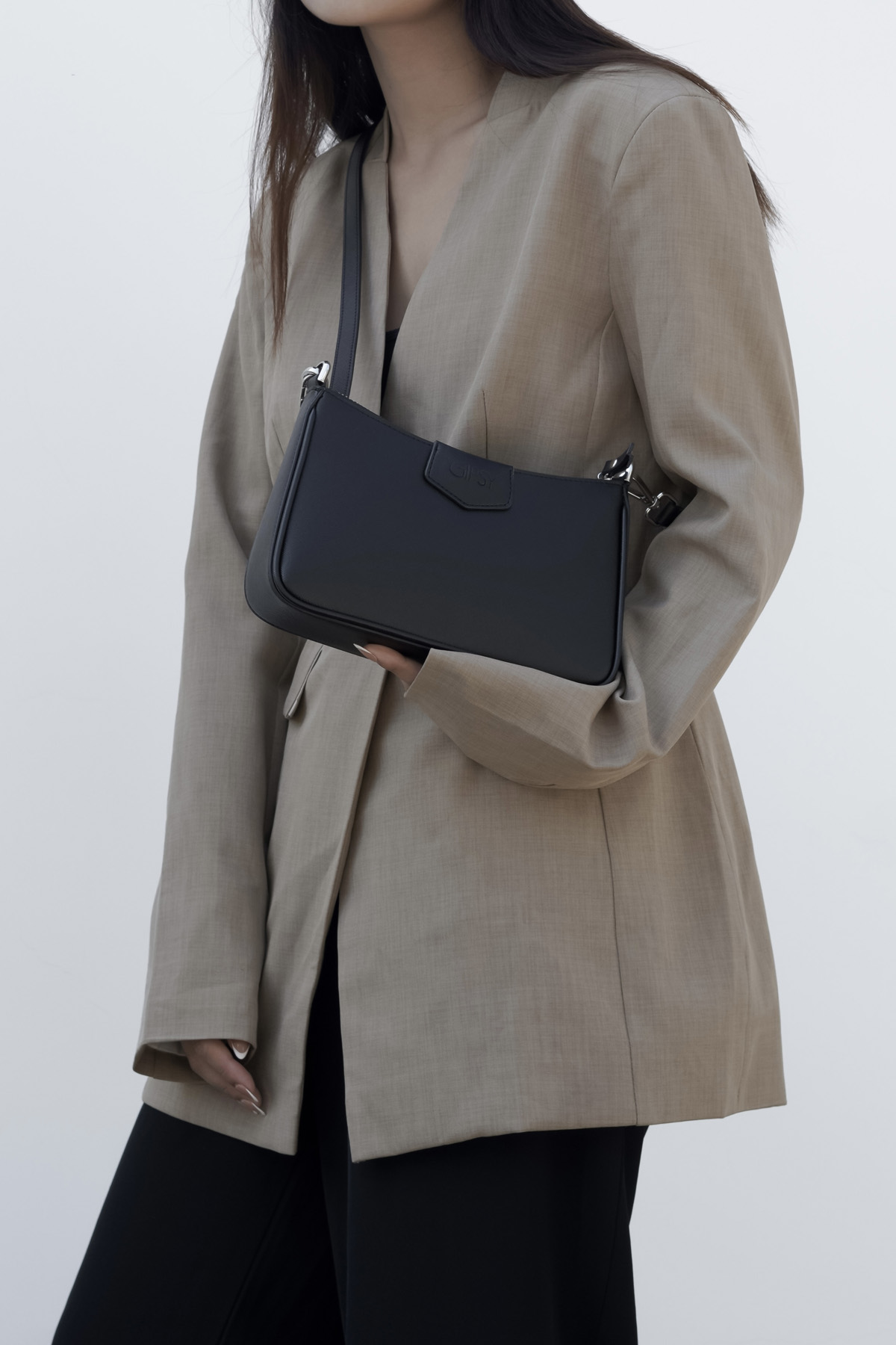 Túi Xách Nữ Kẹp Nách Dây Xích Dây Da Đeo Chéo FLORA BAG Thương Hiệu GIPSY