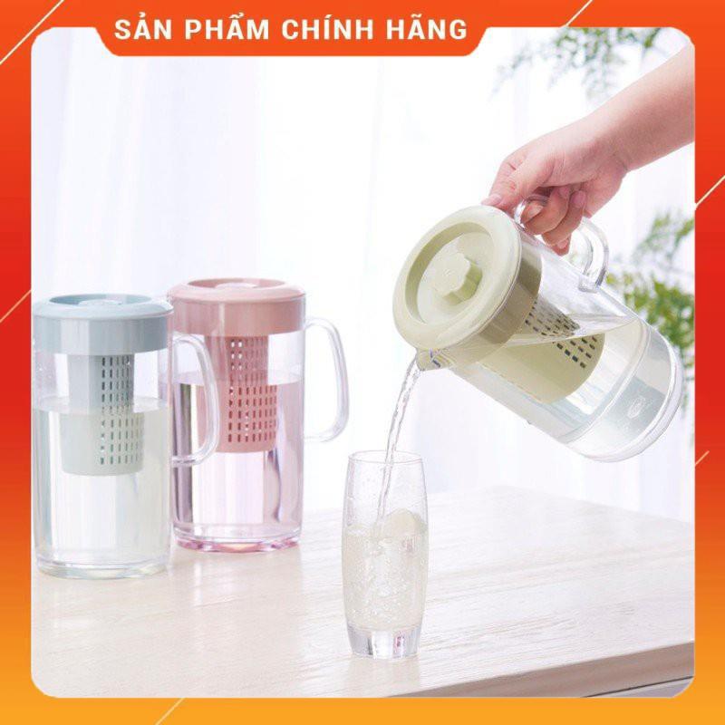 CHÍNH HÃNG - Bình đựng nước nhựa có tay cầm 2000ml JKC-5534 ,ca đựng nước nhựa gia đình