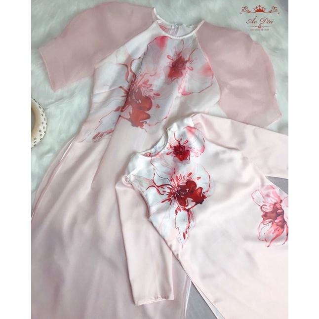 ÁO DÀI MẸ VÀ BÉ HOA NGỌC LAN XUÂN 2022
