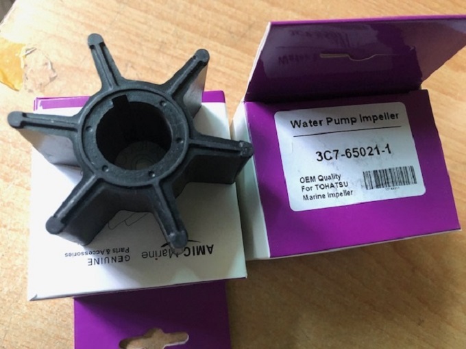 Cánh quạt cano Mercury 47-16154, Tohatsu 369-65021