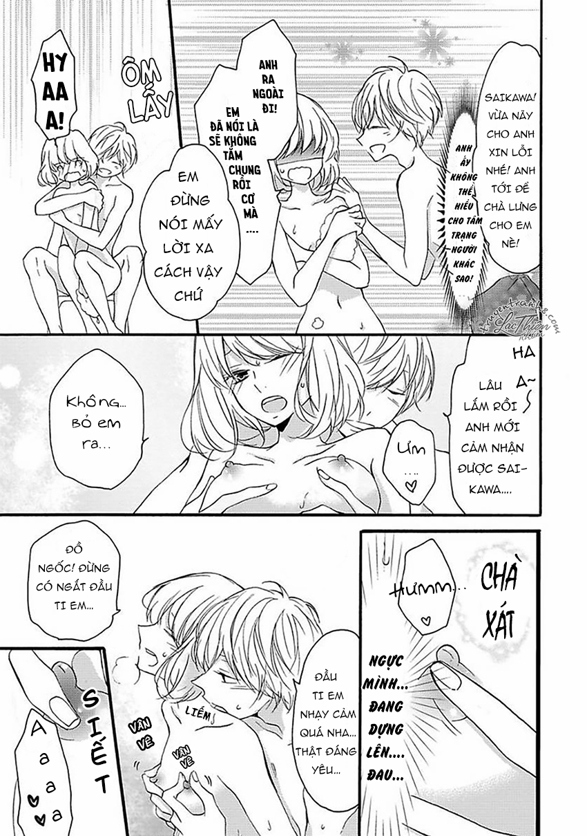 sự tình lovestory nhà saikawa chapter 9.1 14