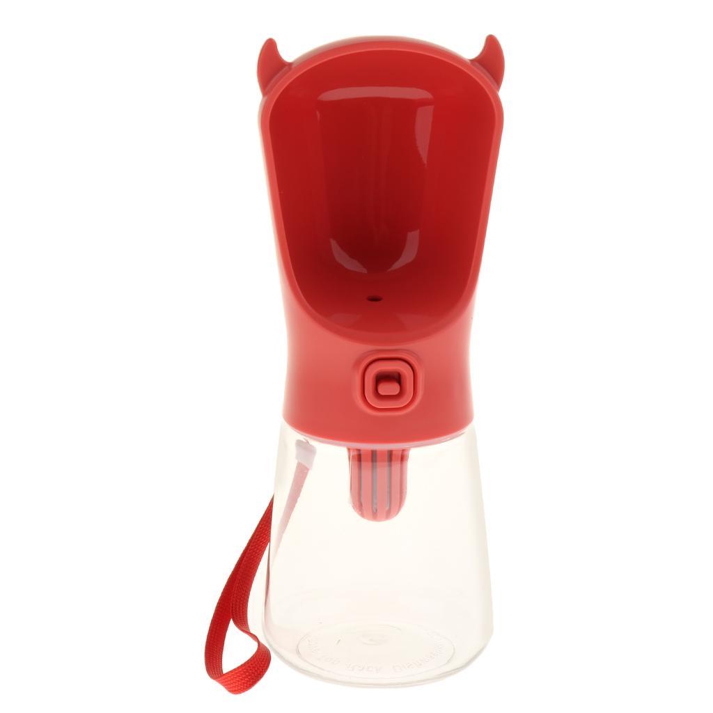 Portable Pet Travel Water Bottle Dispenser Feeder Dog Cat Drinking