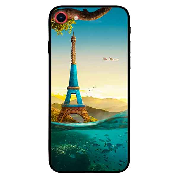 Ốp lưng in cho Iphone 7/ 8 Mẫu Tháp Pháp