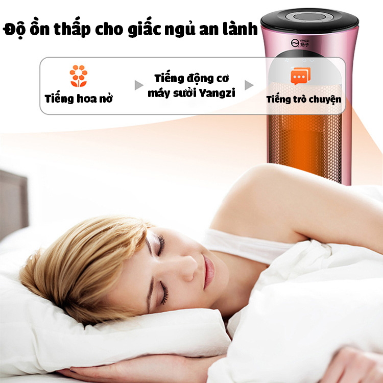 Máy Sưởi Gốm Hai Chiều DILUPU NSS-200 Có Điều Khiển từ xa thiết kế đẹp mắt dễ dàng di chuyển mọi nơi