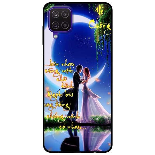 Ốp lưng dành cho Samsung Galaxy A12 - A21s - A31 - mẫu Thư Pháp Vợ Chồng Ôm Nhau