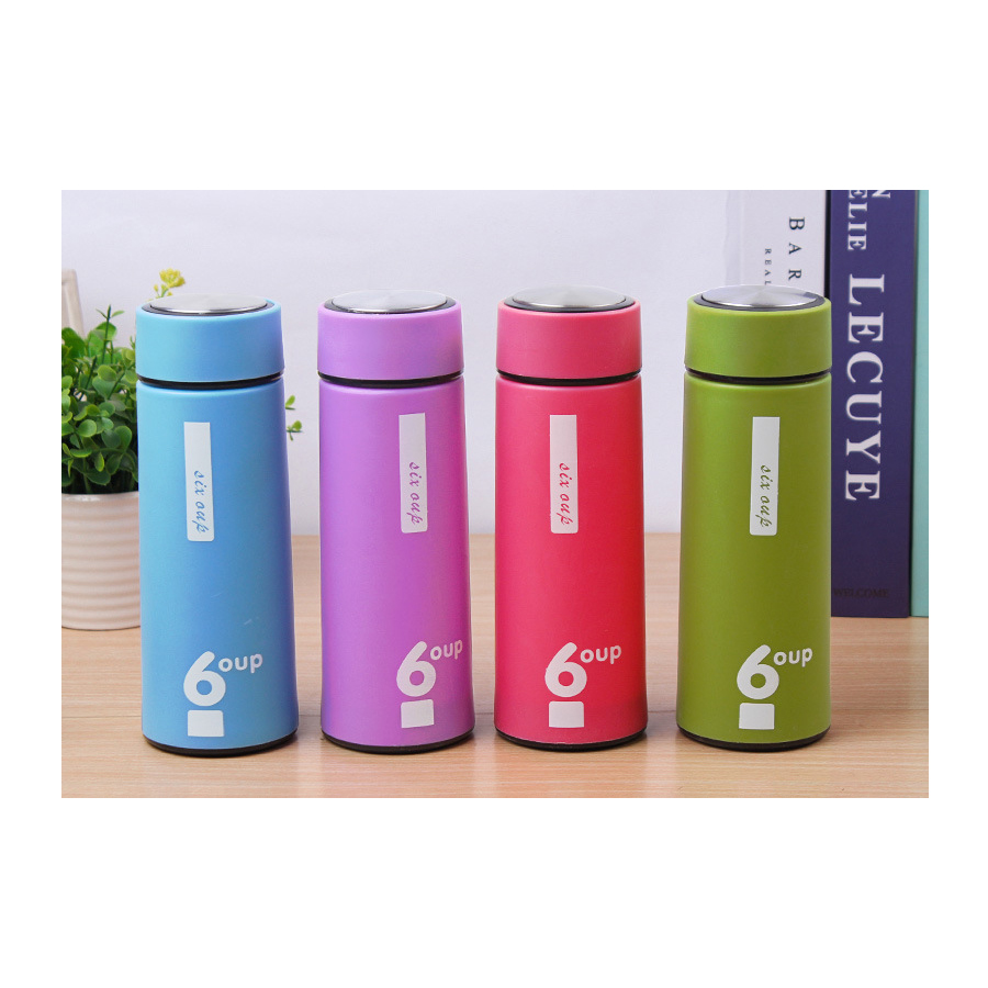Bình Đựng Nước Giữ Nhiệt Chống Nóng Lõi Thủy Tinh Chống Nóng 6 Oup Siêu Bền Đẹp 450ml