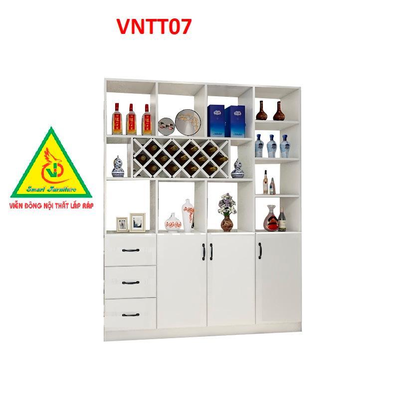 TỦ KỆ TRANG TRÍ KIÊM VÁCH NGĂN VNTT07A - Nội thất lắp ráp Viendong Adv