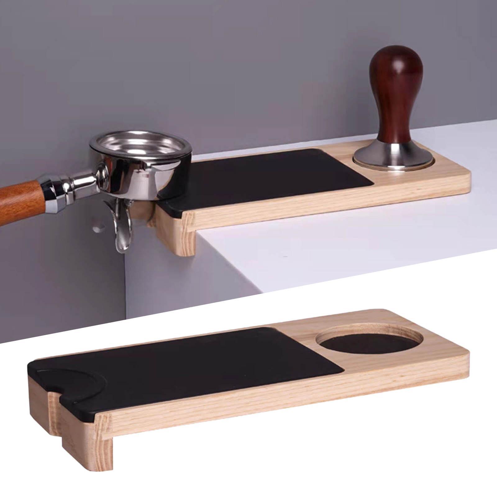 Wooden Coffee Tamp Mat for Espresso Machine 58mm Portafilter Accessories