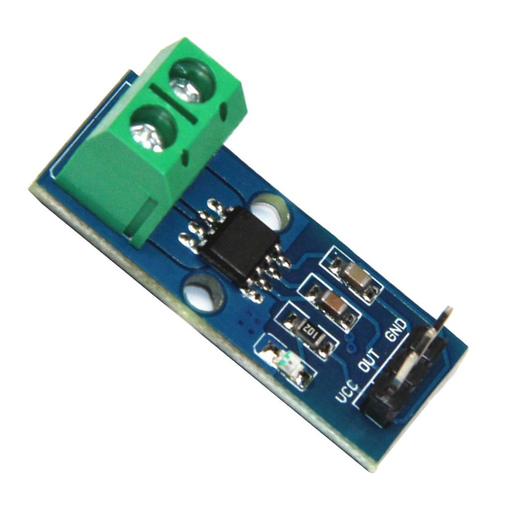 5 Pieces 30A Range Hall Current Sensor Module Board ACS712 Module with 3 Pin for