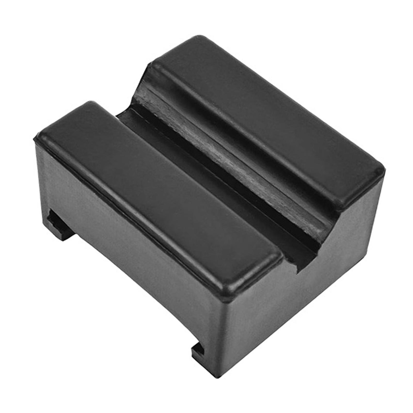 Black  Jack Stand Rubber Pad Universal Accessory Car Repair Tools for Jack Stand and Floor Jack Durable Slotted Frame Jack Stand Pad