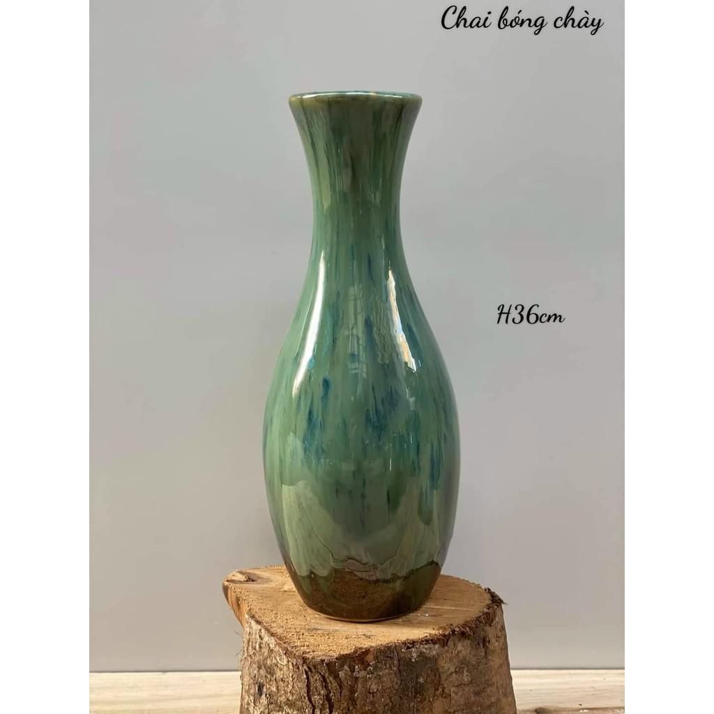 Lọ hoa Bát Tràng - bình cắm hoa - Lọ decor - Men hỏa biến Gốm sứ Bát Tràng