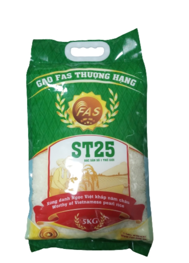 GẠO ST25 NHÃN FAS LOẠI 5KG