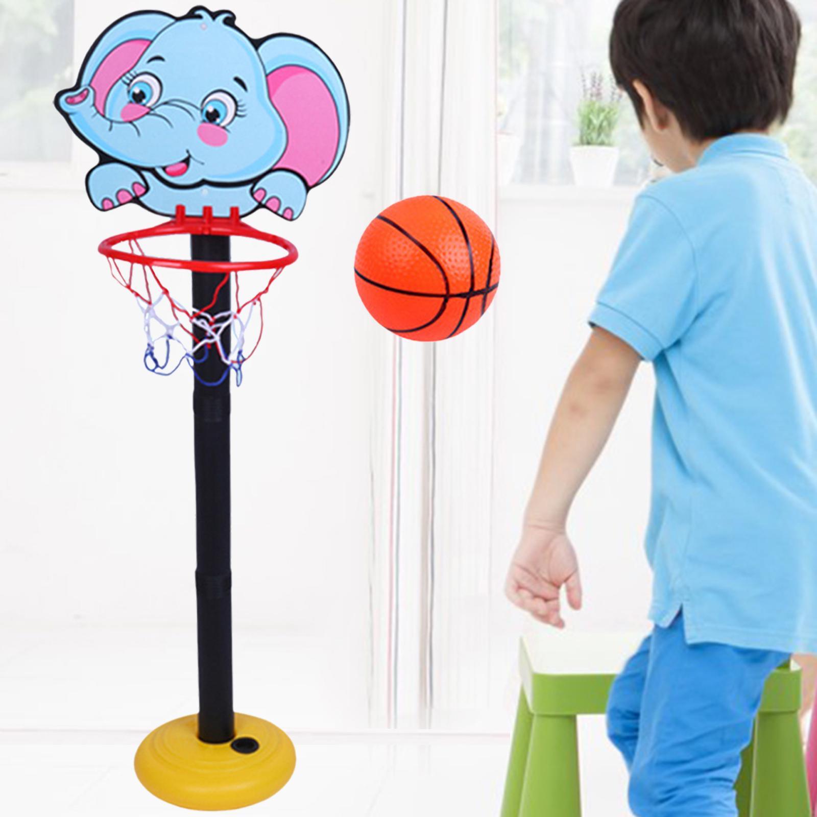 Portable Basketball Hoop Toys Outside Toys Adjustable Basketball Hoop Stand for Bedroom Garden