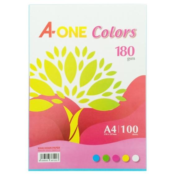 Bìa Thái - Bìa Cứng A4 Màu Hồng - 180gsm