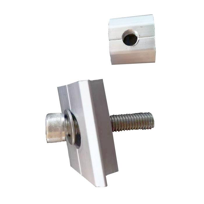 Kẹp giữa cố định 2 tấm pin năng lượng mặt trời GIVASOLAR