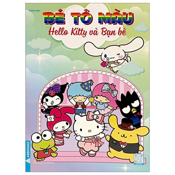 Sách - Bé Tô Màu - Chủ Đề Kuromi - Bộ 4 Cuốn