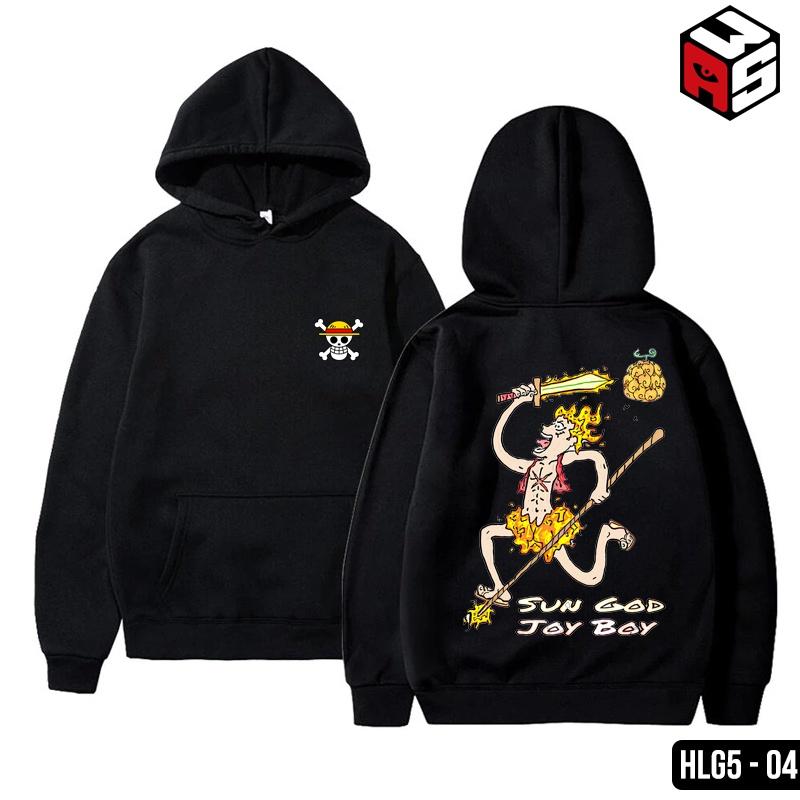 Áo hoodie one piece, áo khoác áo hoodie onepiece in hình luffy gear 5 mẫu mới cực ngầu