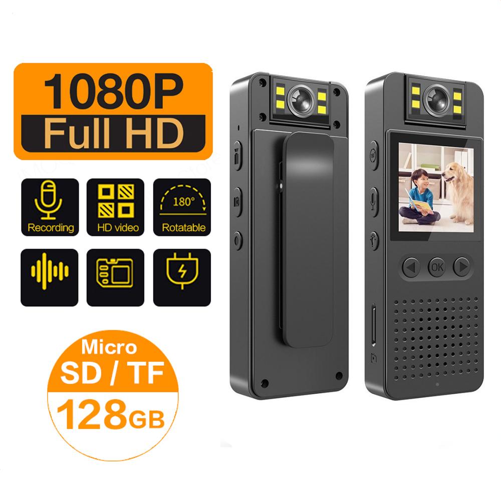 Máy ảnh mini WiFi 1080p HD có màn hình 180 ° xoay máy quay nhỏ Máy ảnh di động Máy ảnh ngoài trời Bike Sport DV Action Cam