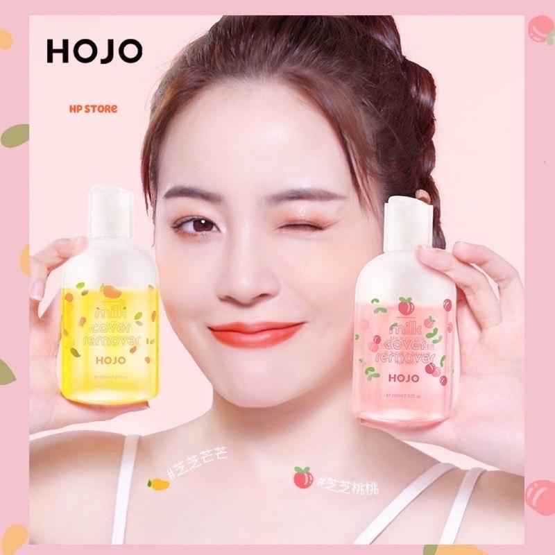 Chai Nước Tẩy Trang HOJO 2 Tầng Hương Đào, Xoài Sạch Da, Lành Tính Với Mọi Da 200ml
