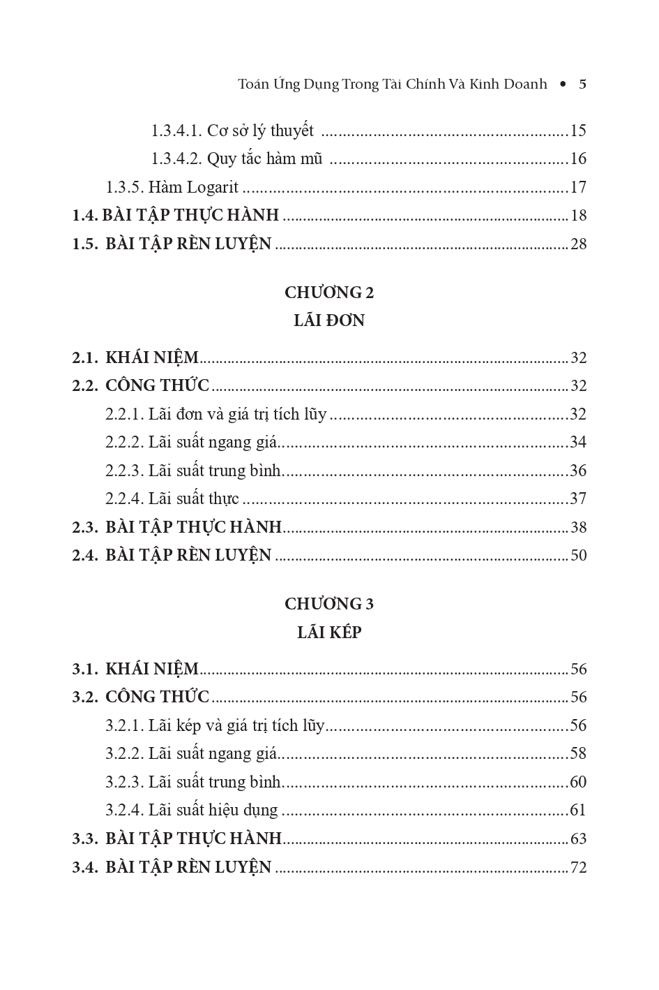 Toán Ứng Dụng Trong Tài Chính Và Kinh Doanh